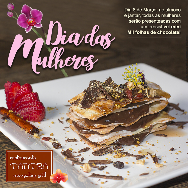 Dia Internacional da Mulher - Tantra Gastronomia